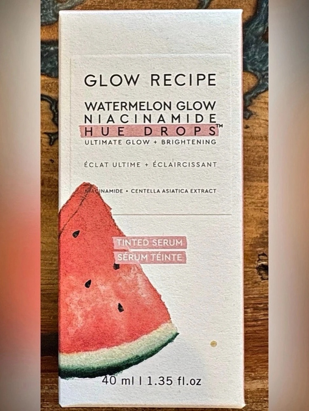 Glow Recipe Watermelon Glow Niacinamide Hue Drops Tinted Serum in Pink NWT